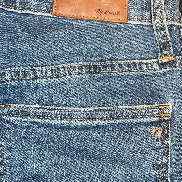 Madewell 10” High Rise Skinny Button Front Jeans Raw hem Womens Sz 26 - Picture 9 of 11